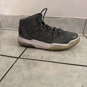 Nike Gray and White High-Top